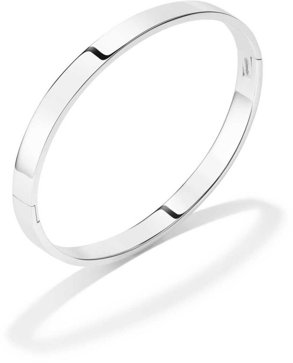 Glow bangle - Vrouwen - Zilver - Ø 36 mm