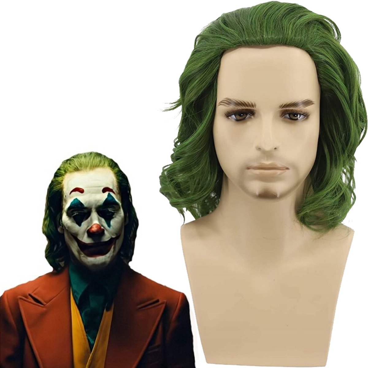 Joker Pruik Joaquin Phoenix - Kort Haar Uniseks