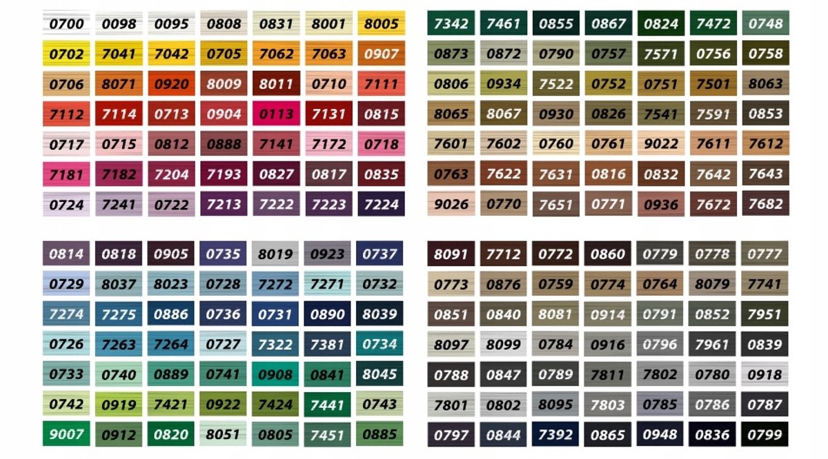 Ariadna Talia 120 Polyester Garen - 500m - Kleurgrijs 0791