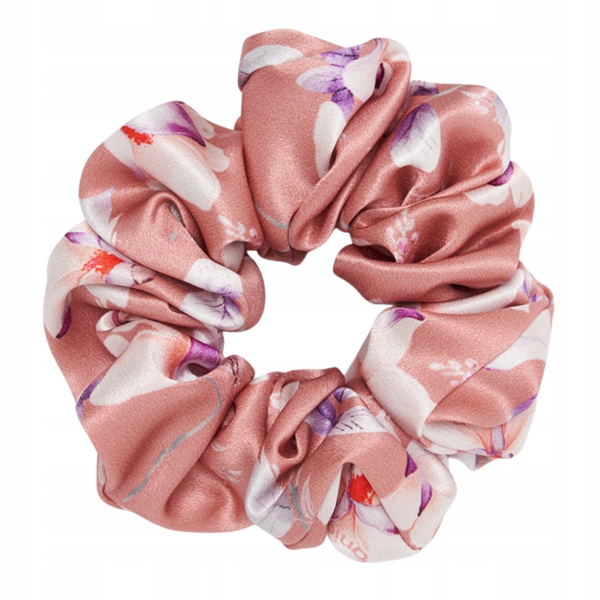 Zijden scrunchie "Magnolia" - 100% moerbeizijde