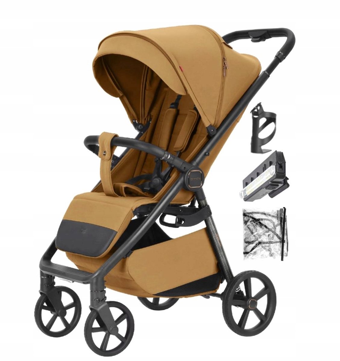 Merkloze Kinderwagen Bravo Carbon: Lichtgewicht & Comfortabel tot 22 kg