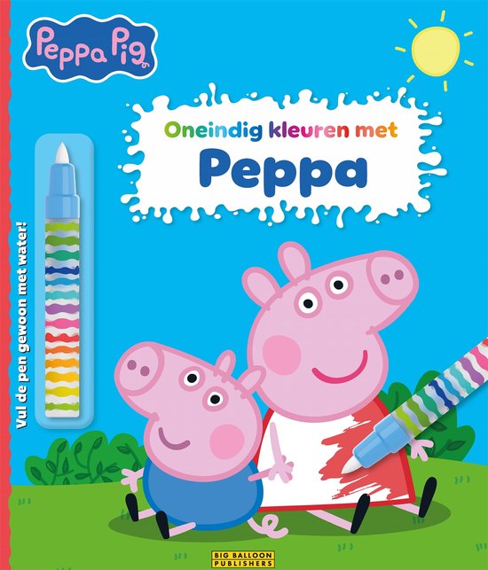 Peppa Pig - Oneindig kleuren met Peppa - cover