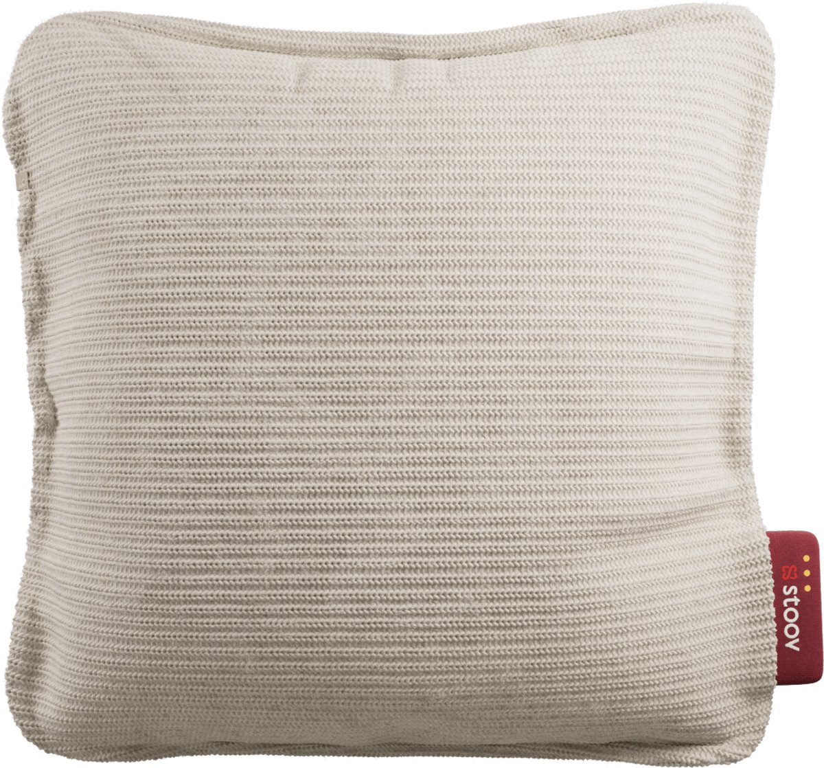 Stoov Ploov³ 45x45 - Warmtekussen - Knitted Soft Beige - 3 warmtestanden tot 58°C