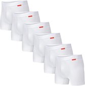 Boxers Undiemeister pour homme - White Chalk ( Wit) - Lot de 6 - Mellowood Tencel - Sous-vêtements respirants, antibactériens et sans coutures - Sous-vêtements Premium pour homme - Taille L