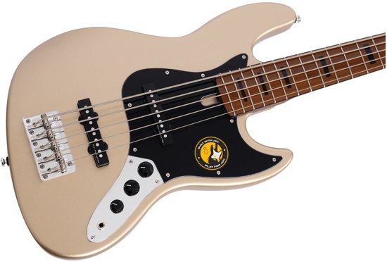 Sire Marcus Miller V5 5-String Champagne Gold Metallic 5-snarige elektrische basgitaar