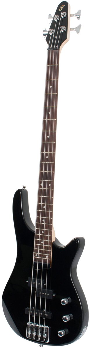 Fazley FMB118BK elektrische basgitaar zwart