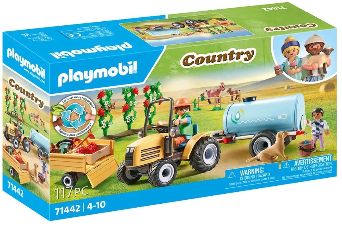 PLAYMOBIL Country Tractor met aanhanger en watertank - 71442 — afbeelding 15