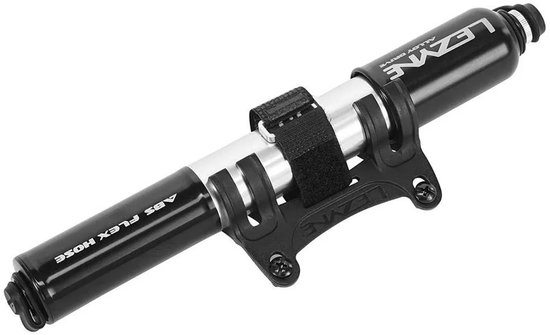 Lezyne Alloy Drive - Mountainbike handpomp - ABS Flex Hose met Valve Core Tool - Medium - Zwart/Zilver van Lezyne — afbeelding 2