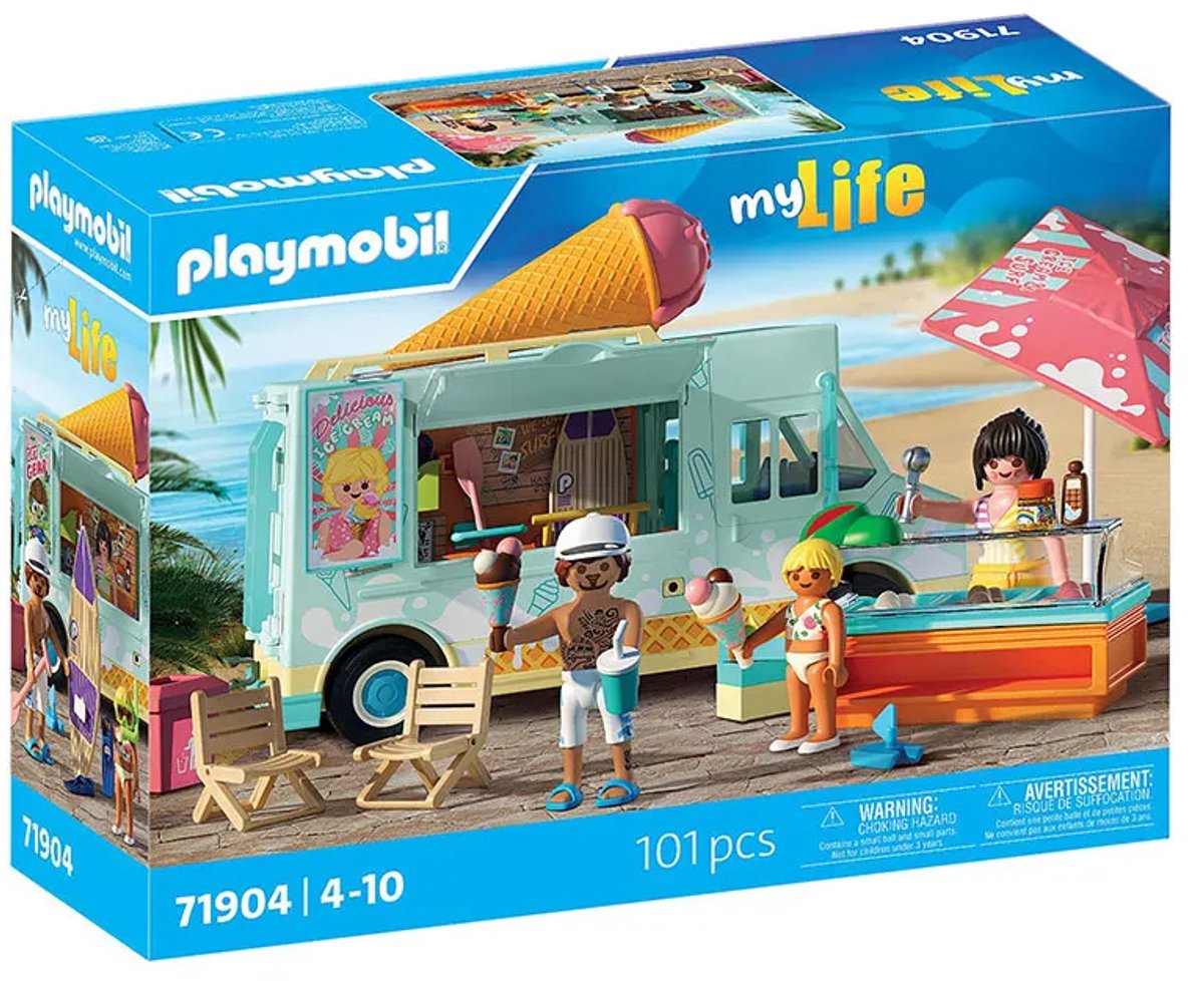 PLAYMOBIL My Life: IJscowagen met surfshop - 71904 — afbeelding 11