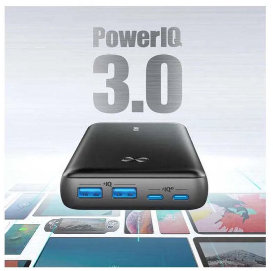 Anker PowerCore III Elite - Powerbank 25600 mAh - Zwart - 4