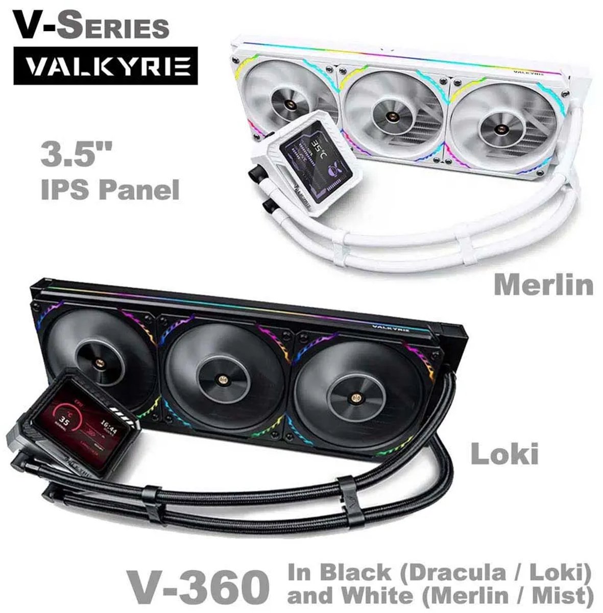 V360 Lite Argb Vloeistofkoeling 360 Mm (Silver) - afbeelding 3