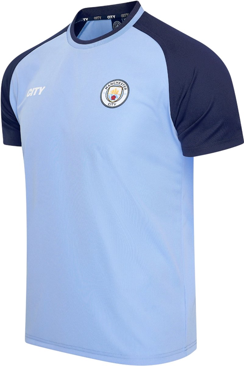 Manchester City Thuis Shirt Kinderen - Maat 116 t/m 164 - Voetbalshirt Kinderen - Sportkleding - Jongens en Meisjes - Officiële Fanmerchandise