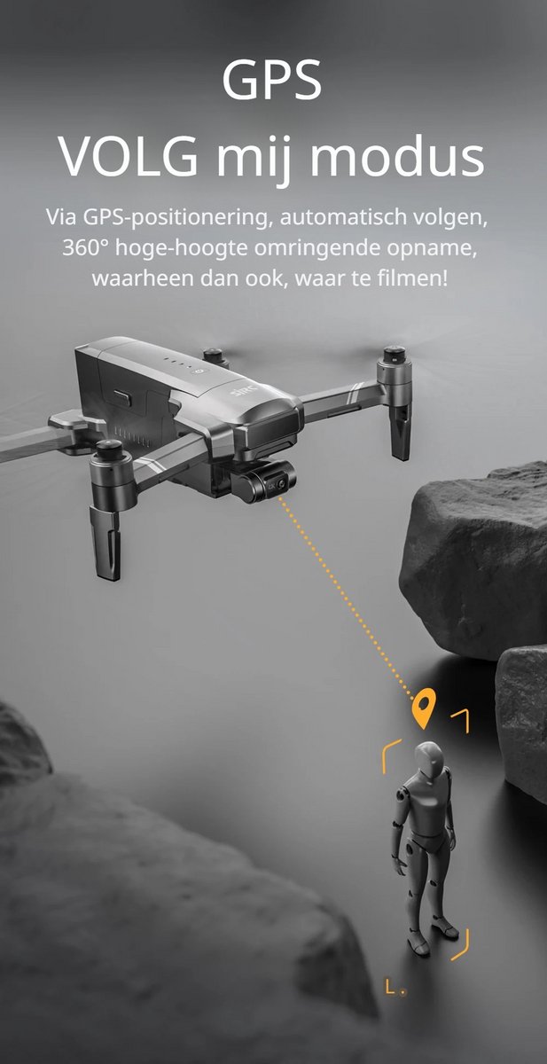 LUXWALLET Skyline Ultra Instinct V2 - True 4K Drone - 40min Vliegtijd - 6km Range thumbnail 6