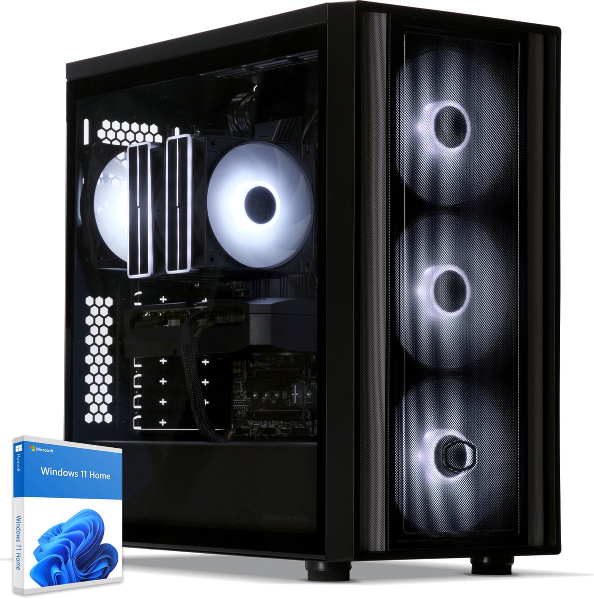 Sedatech Pro Gaming PC Premium ATX • Intel Core Ultra 9 285K 24x 3.7GHz • Geforce RTX5090 • 32Gb DDR5 • 2Tb SSD M.2 • WiFi • Bluetooth, USB C 4.0 • Windows 11 • Desktop computer