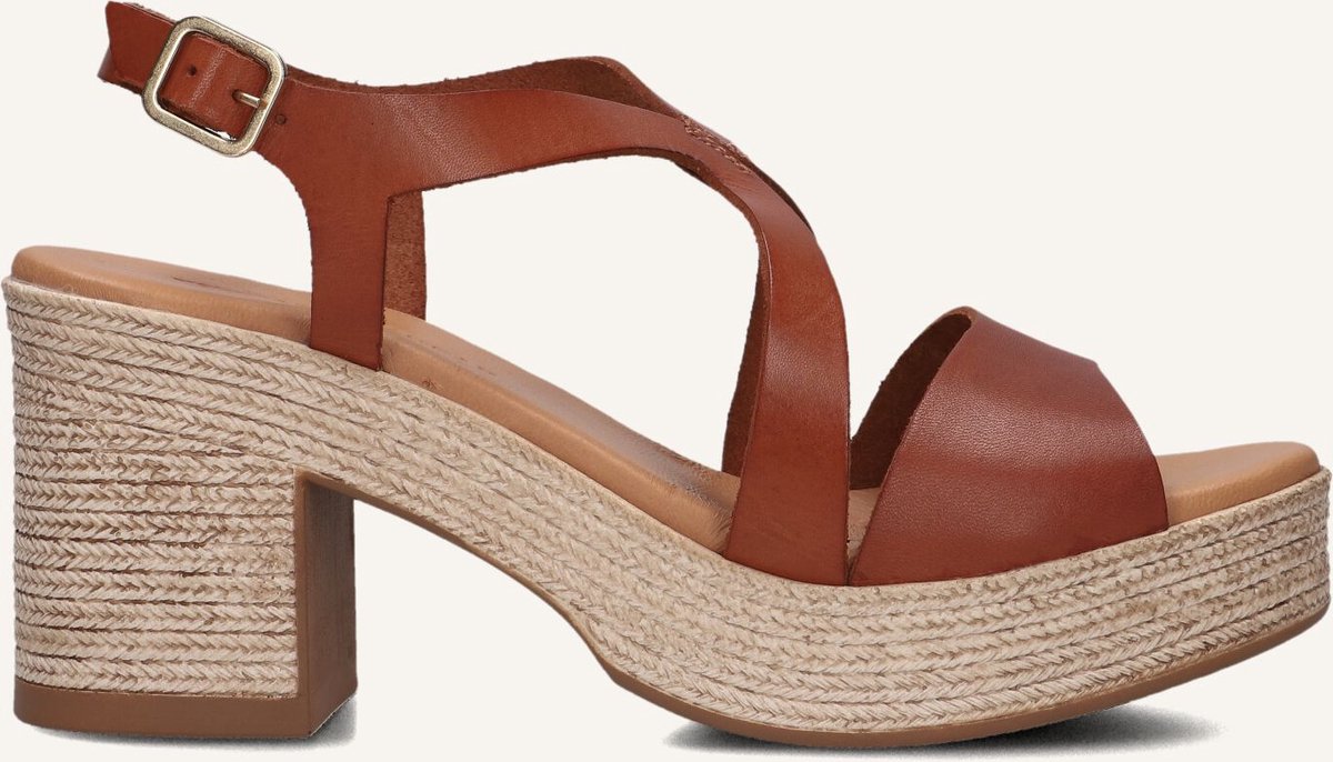 STEFANO LAURAN 2505 Sandalen Dames Cognac Bruin
