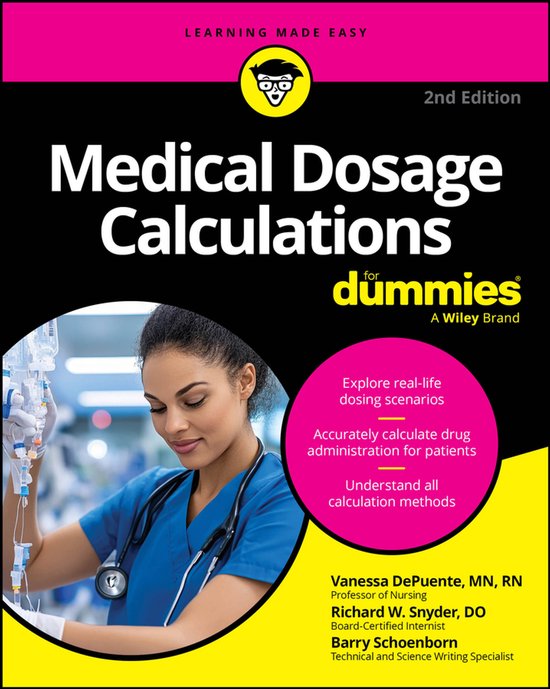 Medical Dosage Calculations for Dummies, 2e édition. Infirmière avec stéthoscope regardant une perfusion IV. Explorez les scénarios de dosage, calculez les médicaments.