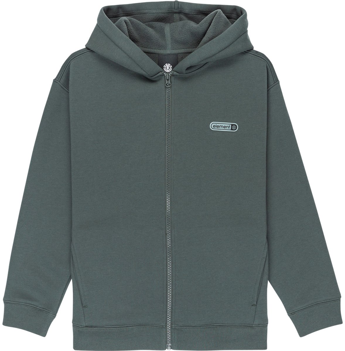 Element Capsule Rain Sweatshirt Met Rits 12 Years Jongens Ardoise