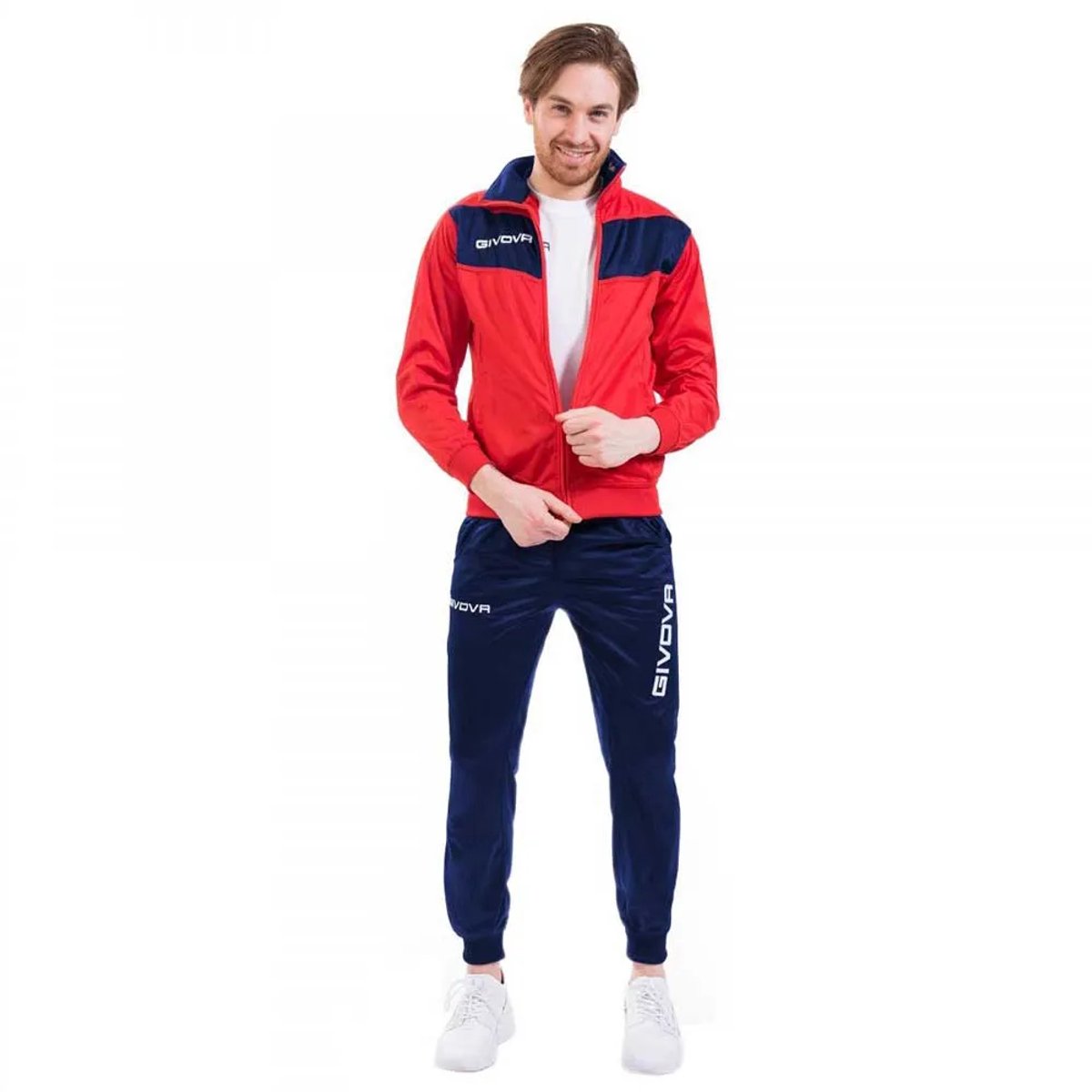 Givova Visa Trainingspak Rood,Blauw 5XL Man