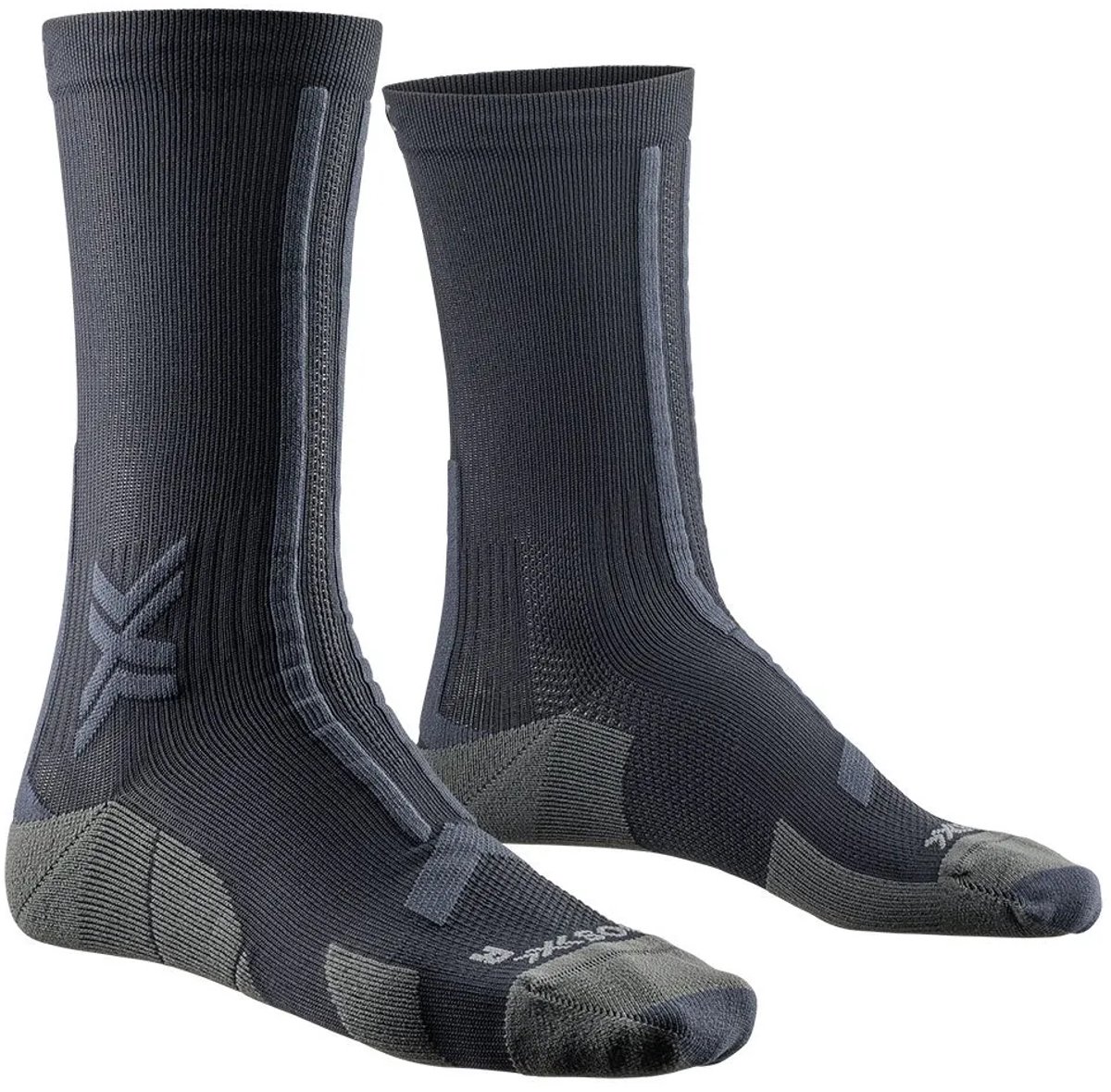 X-Socks Trailrun Discover Crew Hardloopsokken 45-47 Zwart