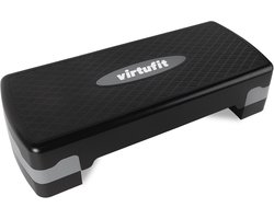 VirtuFit Essential Aerobic Fitness Step - Verstelbare Stepper - Stepbank - Aerobics Stepper Fitness - Verstelbaar - Geschikt voor Krachttraining en Revalidatie - Duurzaam en Slijtvaste Aerobics Stepper