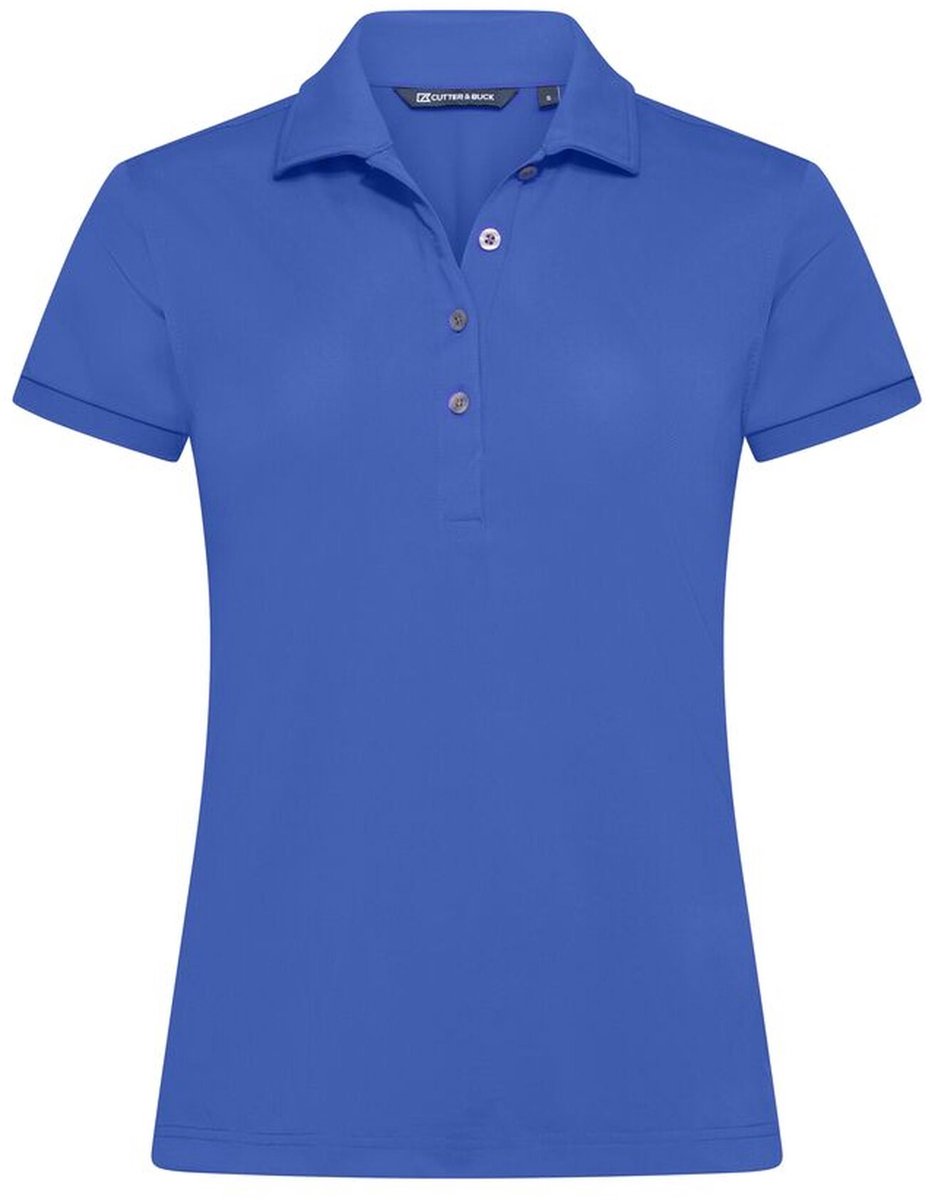 Cutter & Buck Virtue Eco Polo Solid Dames 354435 - Royal Blauw - S