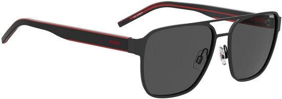 HUGO HG 1298/S OIT BLACK RED 57/16/145 MAN Zonnebrillen van Merkloos — afbeelding 4