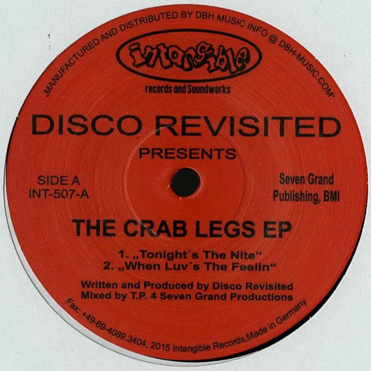 Disco Revisited - The Crab Legs Ep