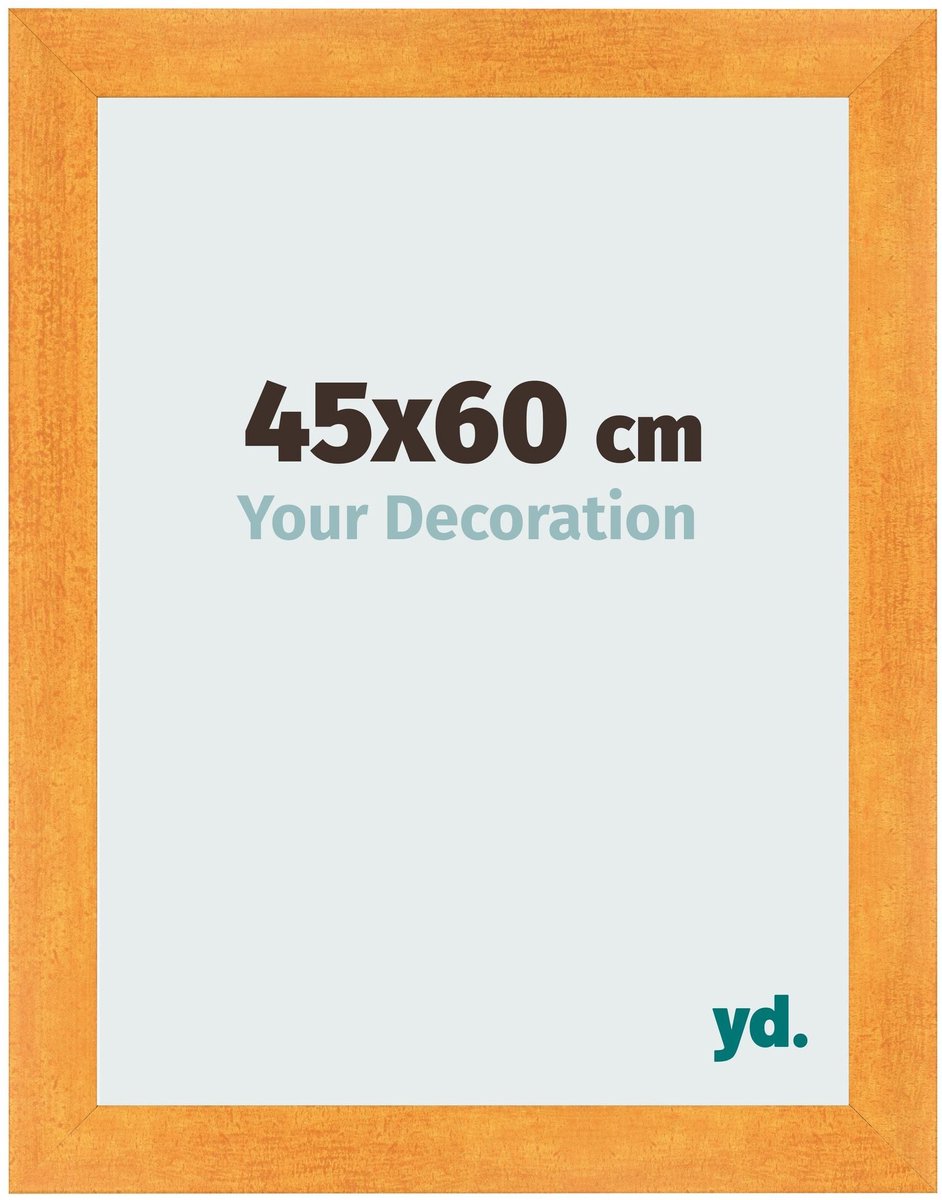 yd. Your Decoration - Fotolijst 45x60 cm - MDF - Oranje - Pisa