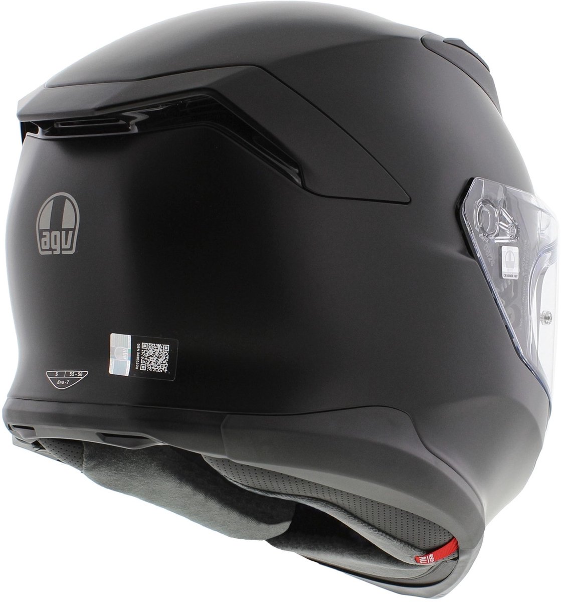 AGV K7 Mono Matt Black - Maat XL - Integraal helm - Scooter helm - Motorhelm - Zwart - Scooterhelmen mannen en vrouwen. – foto 3