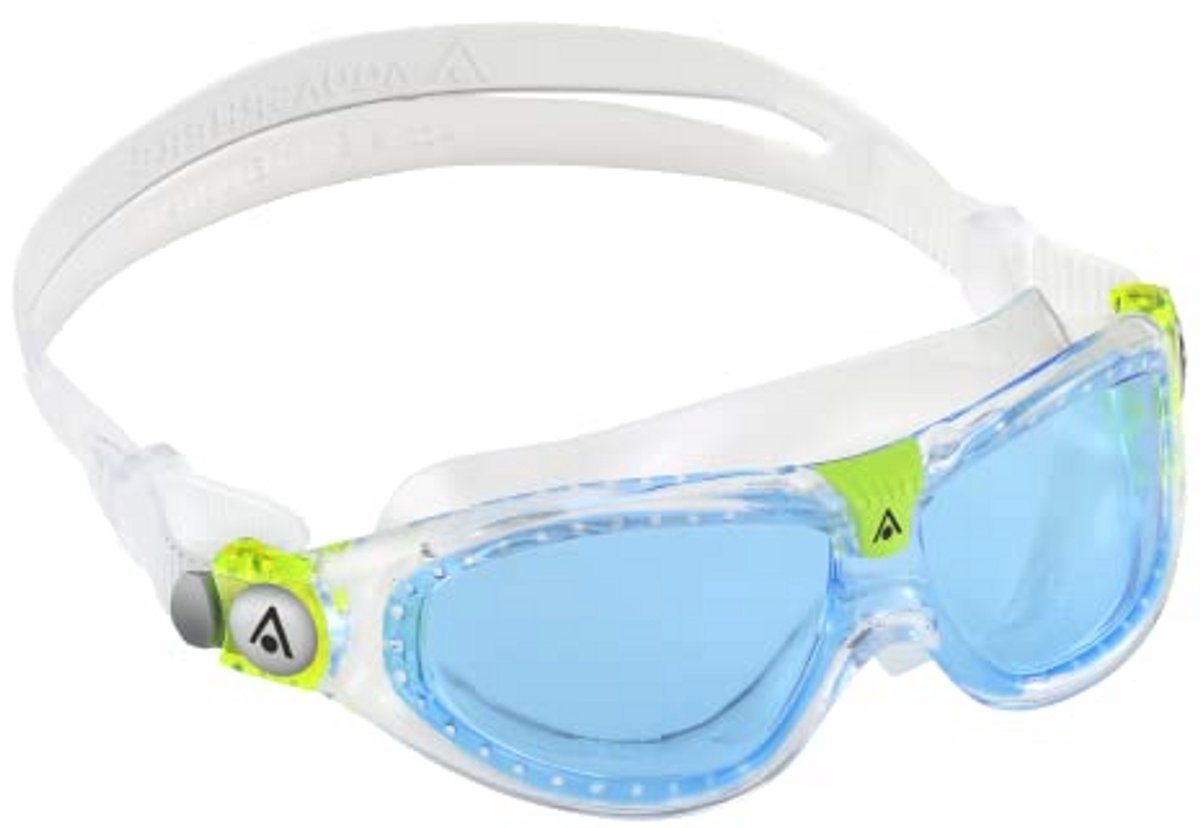 Zwembril voor Kinderen met Transparante en Blauwe Lens, One Size