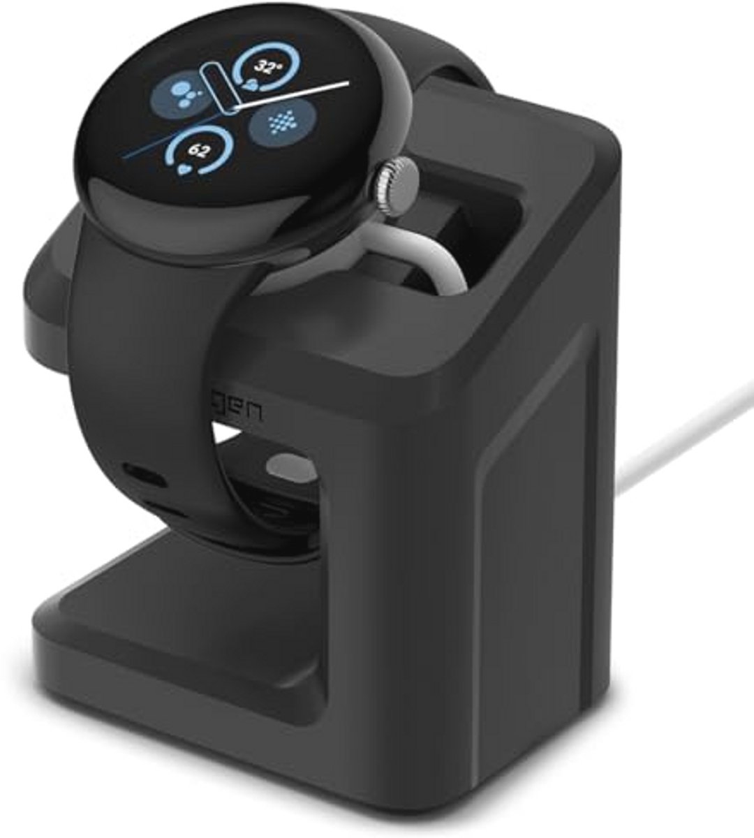 Smartwatch Oplaadstation voor Google Pixel Watch 41mm/45mm - Zwart