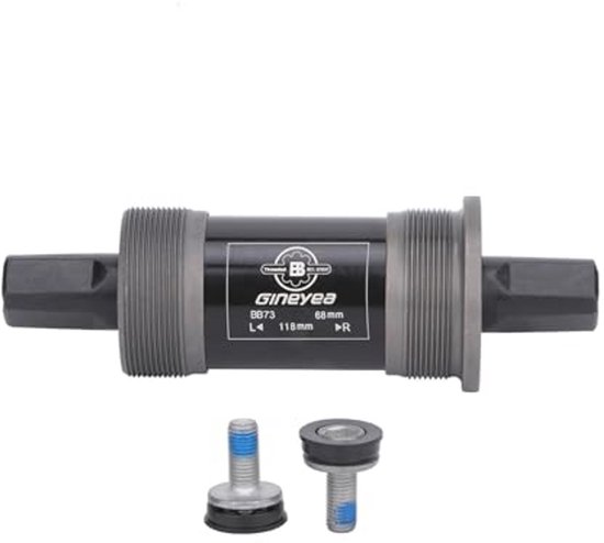 68 mm afgedichte trapas, vierkante conus, metalen lager voor