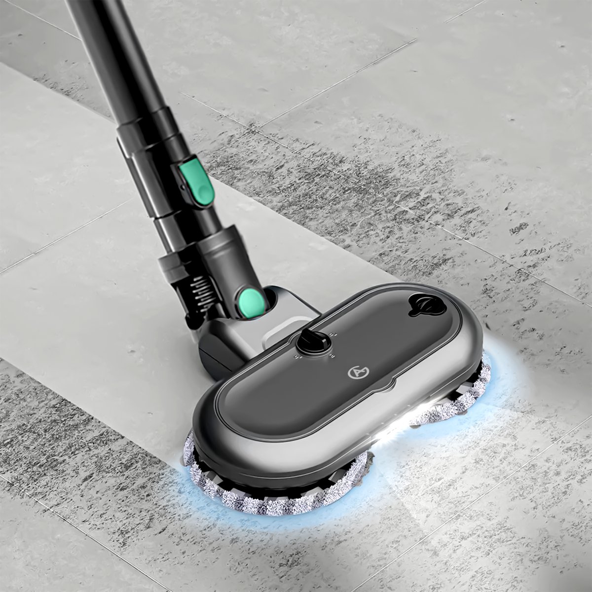 AG4100+ Steelstofzuiger Draadloos – Met Dweilfunctie 2 in 1 – Velvet Green – Krachtige Stofzuiger Zonder Zak – Geschikt voor Dierenharen – Compact & Lichtgewicht Kruimeldief – foto 6