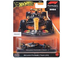Hot Wheels Premium Metalen Formule 1 Verzamelbaar Speelgoed Raceauto - Lando Norris McLaren