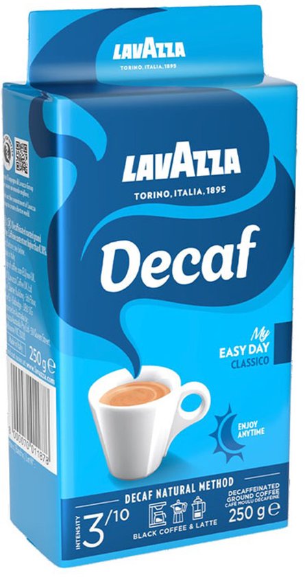 Lavazza DEK Cafeïnevrij Gemalen koffie - 250 gram