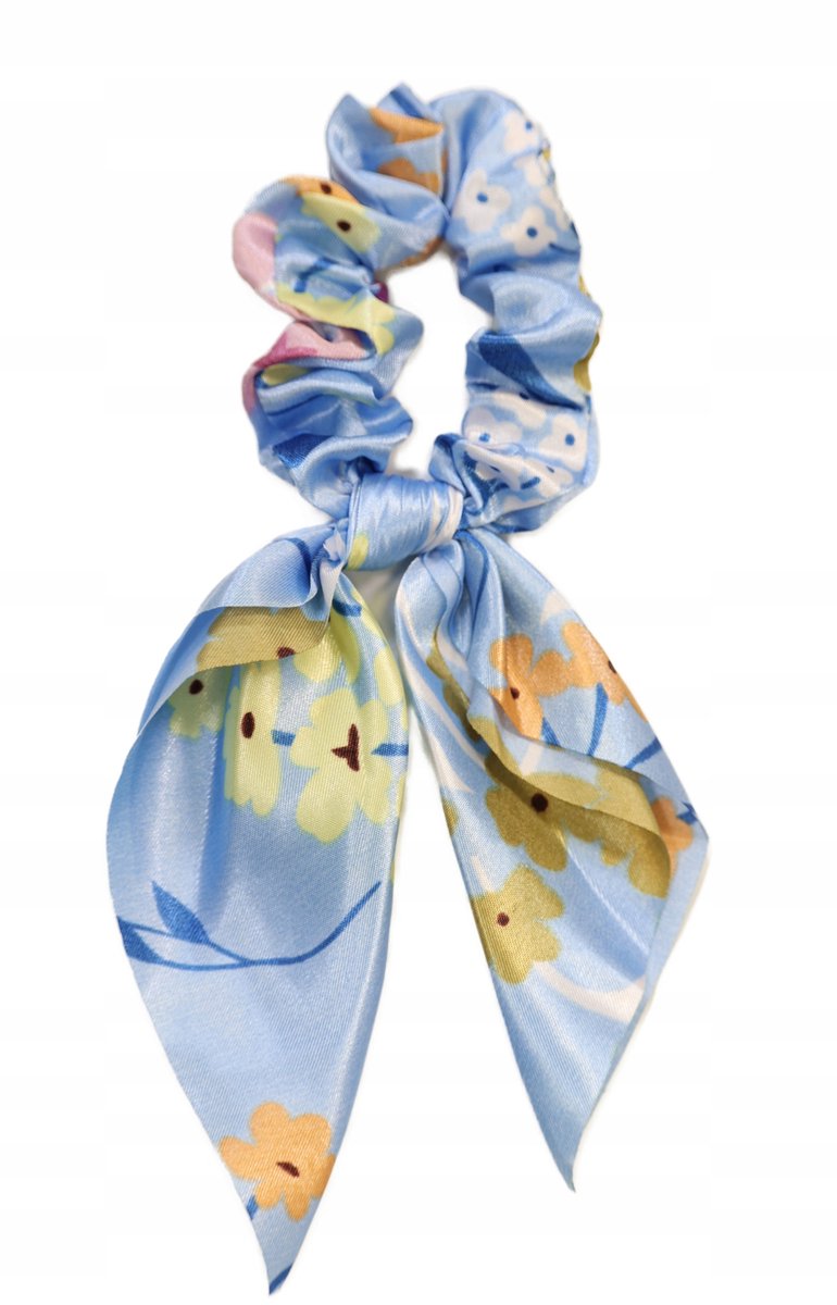 Zijden Haar Scrunchie met Strik - Stijlvolle Haarband