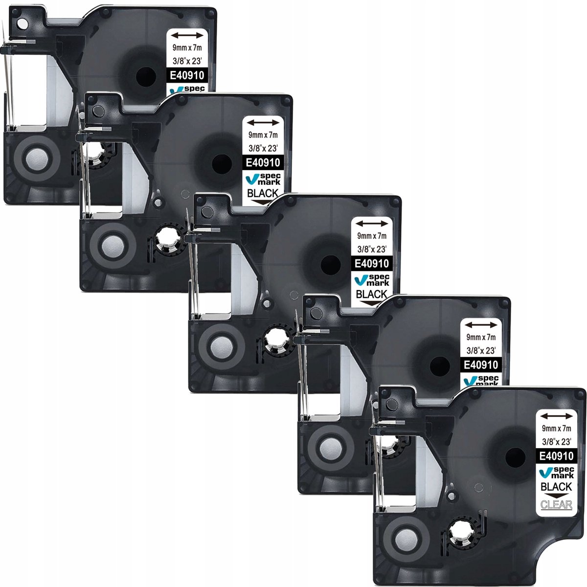 Specmark Dymo D1 tape 9mm transparant 40910 S0720670