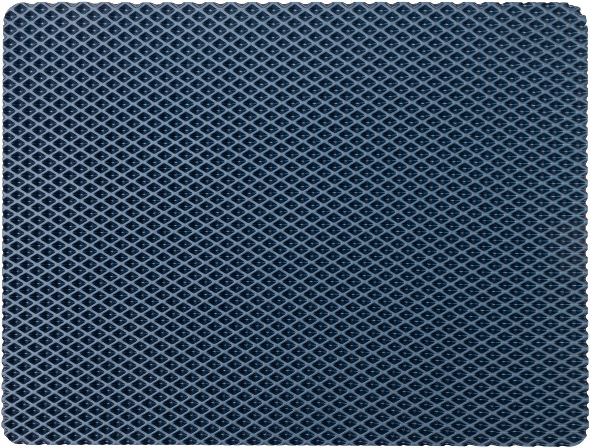 Blauwe Kattenbakmat EVA HOME 59x44 cm - Antislip & Waterdicht