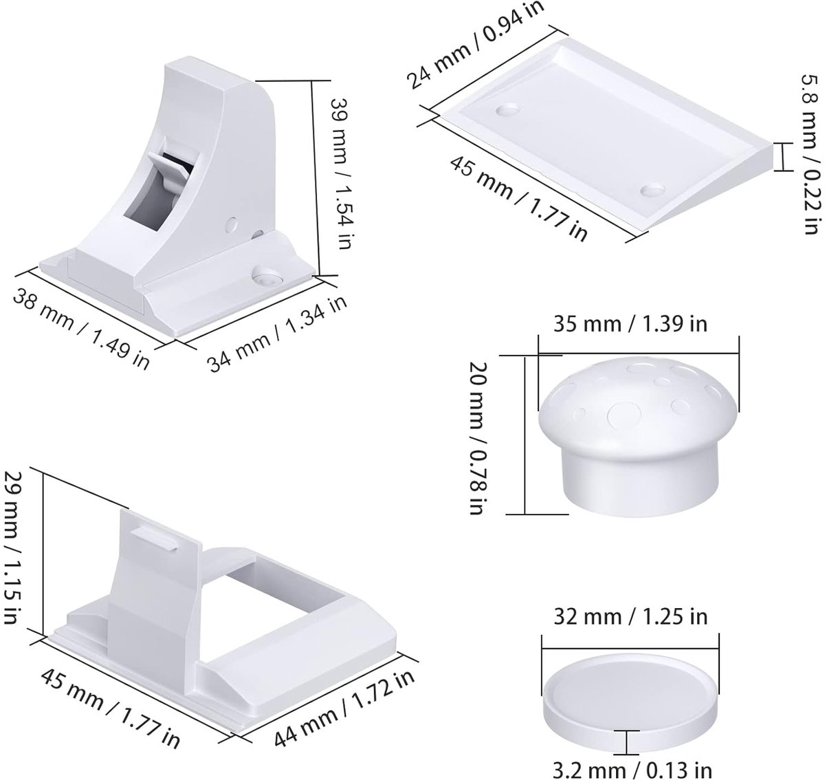 Kinderslot Kastjes - 8 Kindersloten + 2 Sleutels - Kastbeveiliging Voor Kinderen - Magnetisch Kinderslot - Onzichtbaar kinderslot - Kinderslot magneet - Veiligheidsslot voor Kastjes - Baby Beveiligin - baby slot - kinder slotjes - Wit – foto 5