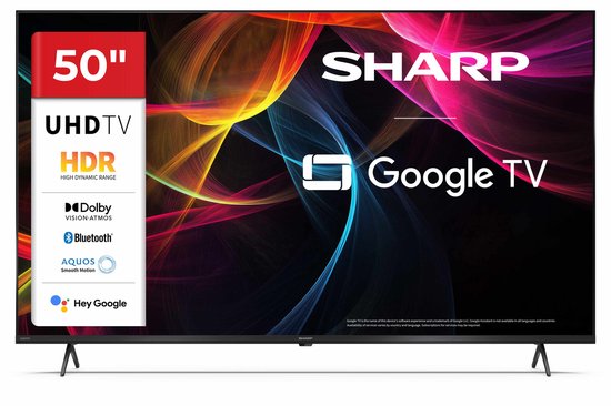 Sharp Aquos 50HL4265 - 50 inch - 4K UHD LED TV - Google TV - Sharp - €299,00