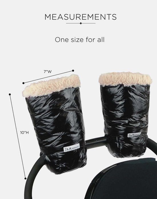 Kinderwagenwarmmuffs voor Koude Weer - Waterafstotende Handwarmers voor Wandelen met Baby van Merkloos — afbeelding 5