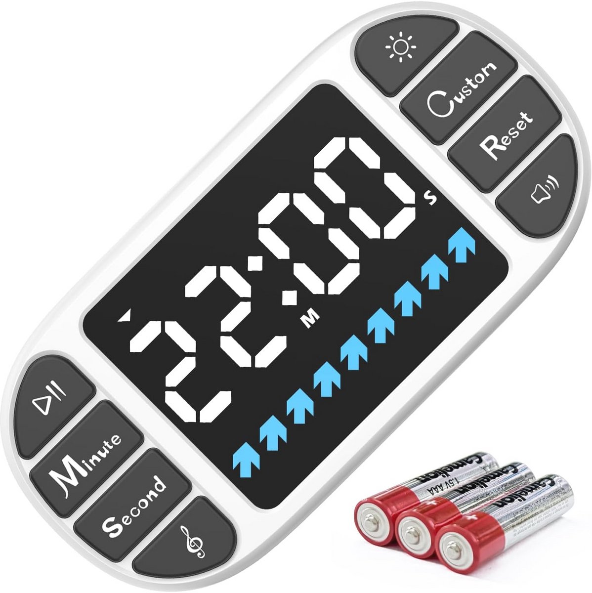 Digitale Keukentimer met Groot LED-display - Ideale Timer voor Koken en Studie