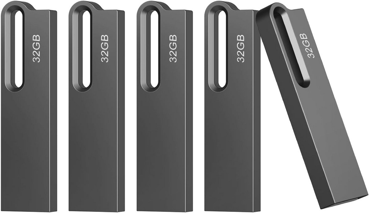 5-Pack USB 3.0 Sticks 32GB - Hoge Snelheid Geheugensticks voor PC en Laptop