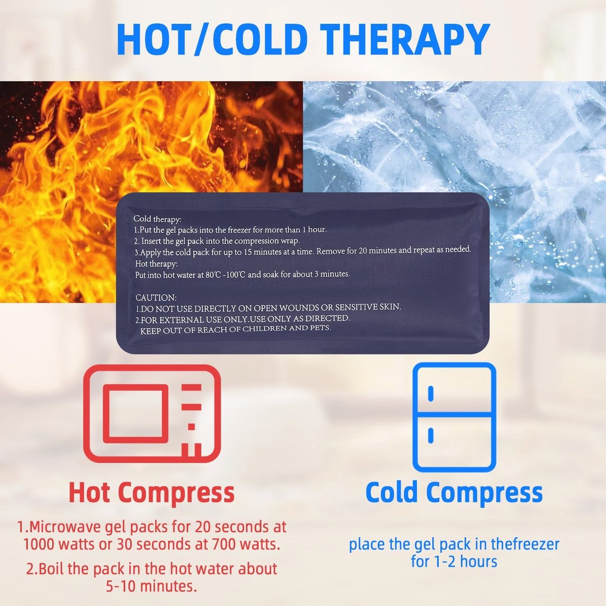 Koelkompressen en Koelpads voor Verstandskiezen - Koude en Warmte Therapie, 4 Stuks Gelpacks (Roze) — cadeau in Cadeau-ideeën - foto 7
