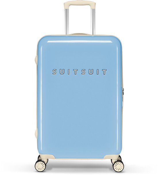 SUITSUIT Fabulous Fifties - Valise de voyage à 4 roulettes - 66 cm - 59L - Blauw
