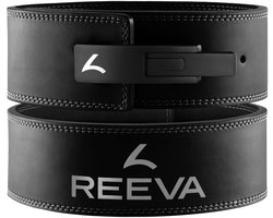 Reeva Lifting Belt (10MM) - Gewichthefriem - Lever belt - Powerlift Riem in Maat S - Geschikt voor Powerlifting, Fitness en Bodybuilding - Lever belt voor Heren en Dames