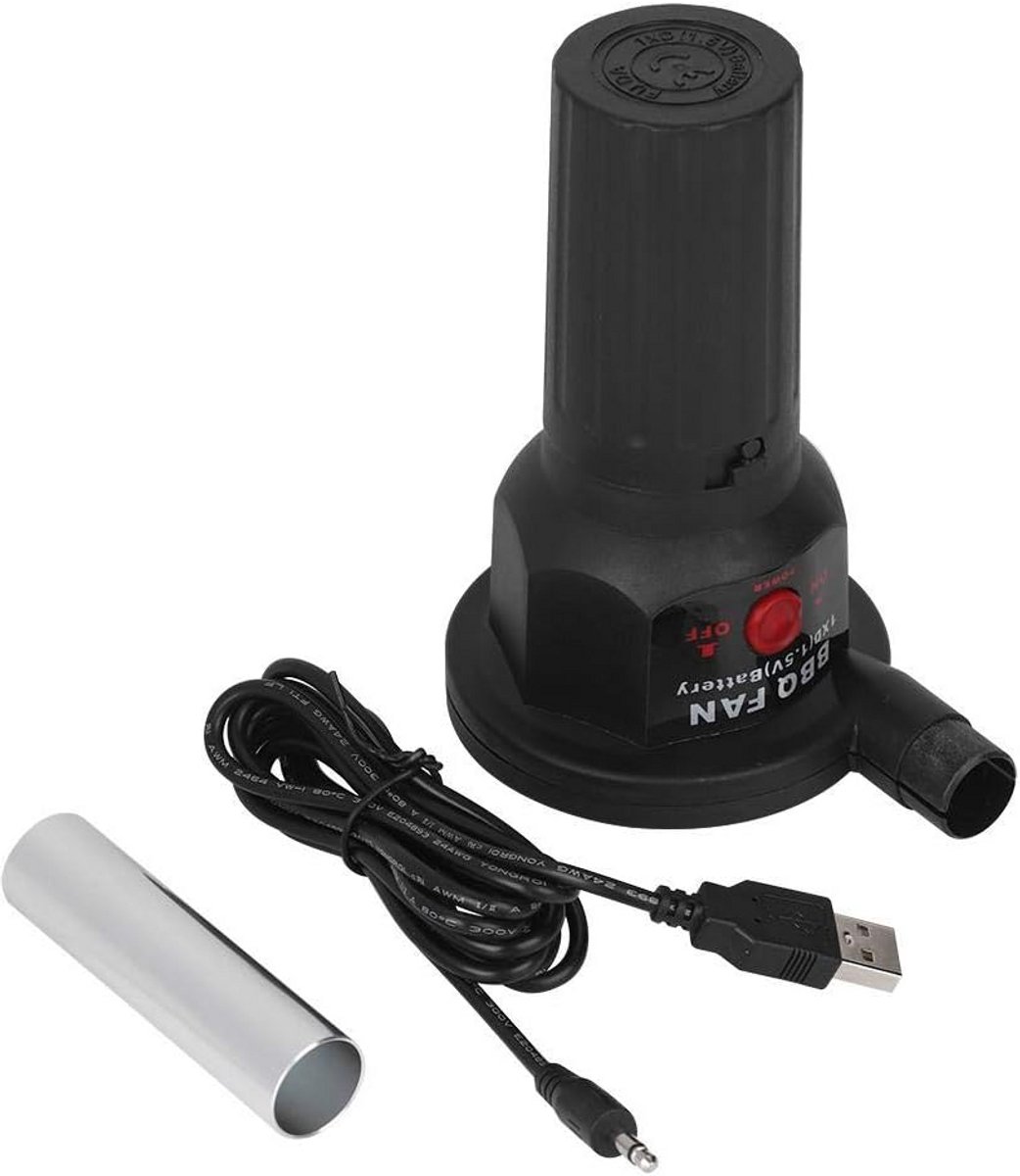 Draagbare USB BBQ Luchtblazer voor Buiten Barbecue en Kampvuur