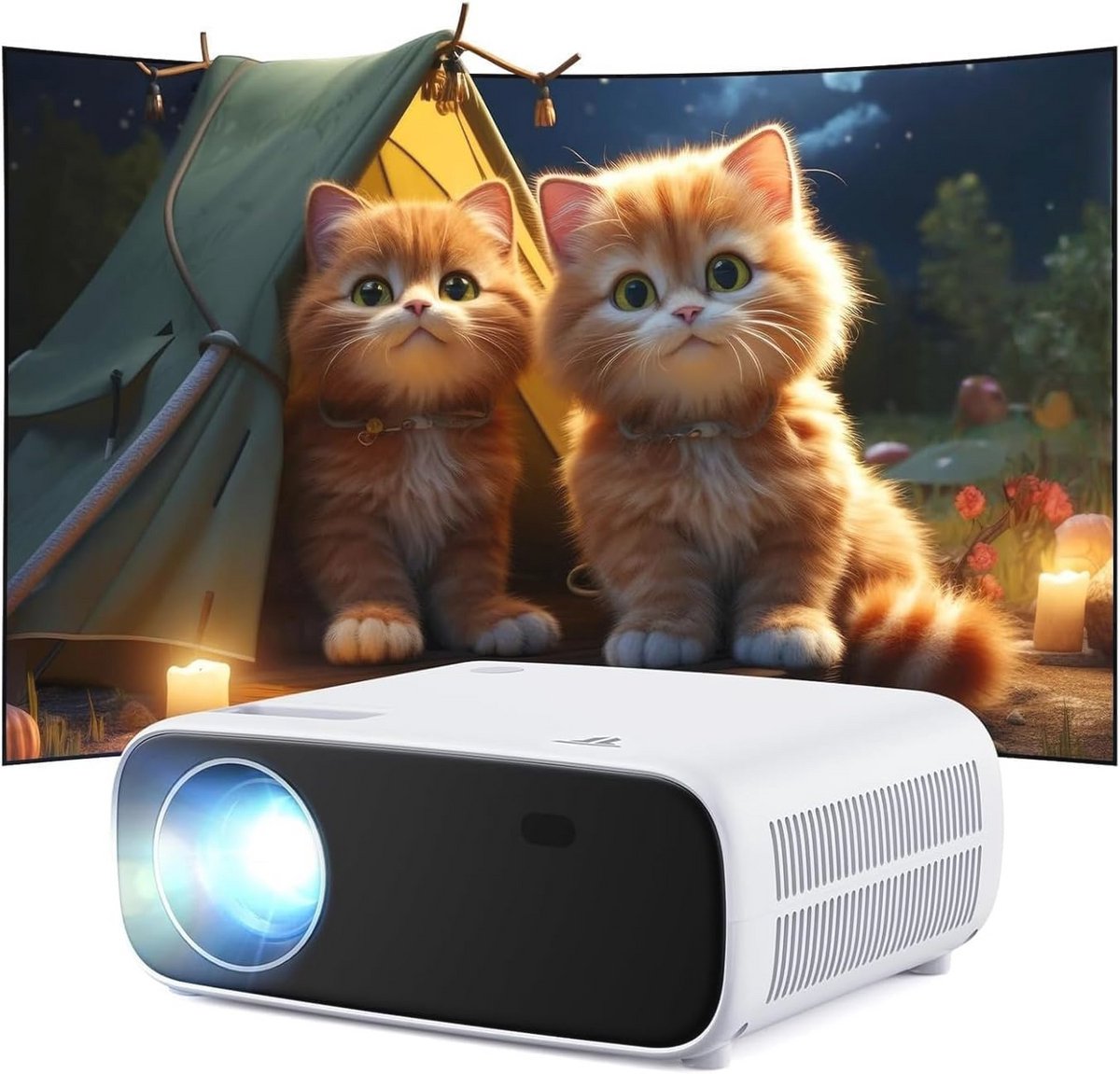 Krachtige Beamer met 4K Ondersteuning en Hoge Helderheid