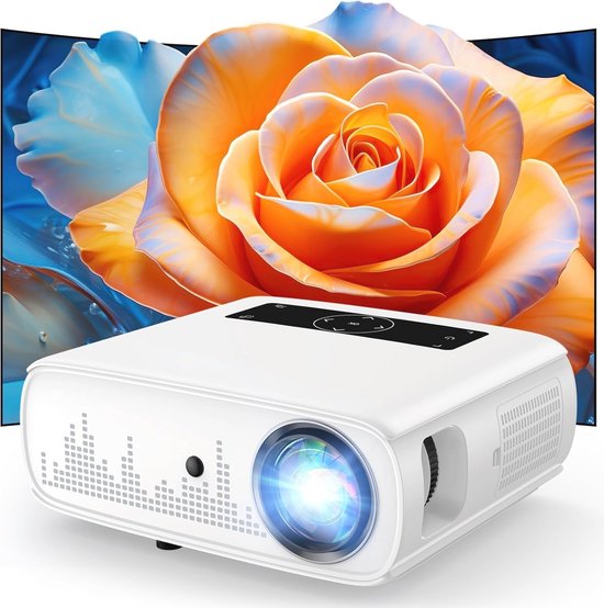 Native 1080P Projector met Wifi en Bluetooth - 300 Inch Full HD ...