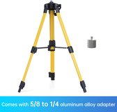Omabeta Série Construction Trépied – 1 Mètre – 3 Hauteurs Réglables avec Barre d'Extension et Adaptateur 5/8" vers 1/4" pour Niveau Laser